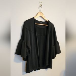 Flare 3/4 Sleeve Black Small Shaw